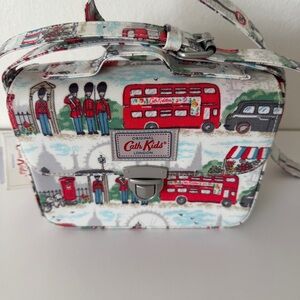 Cath Kidston Red and Blue London Print Bag